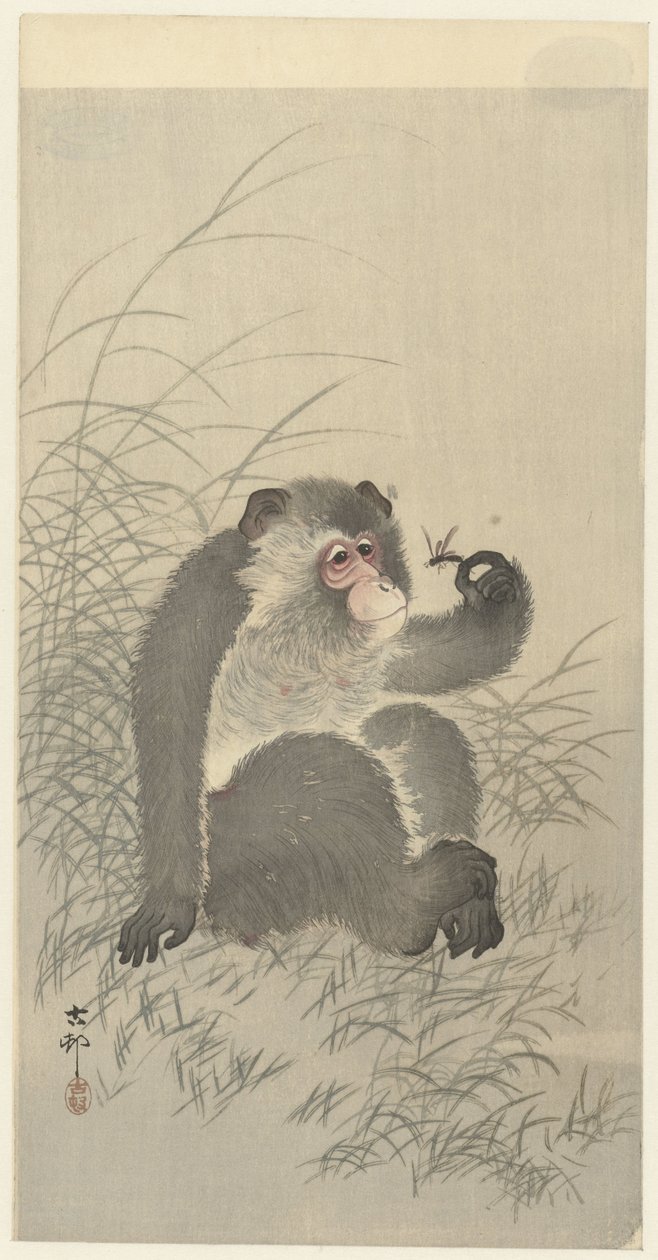 böcekle tanıştın by Ohara Koson