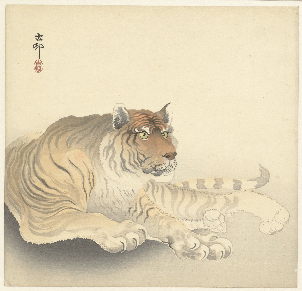 Kaplan by Ohara Koson