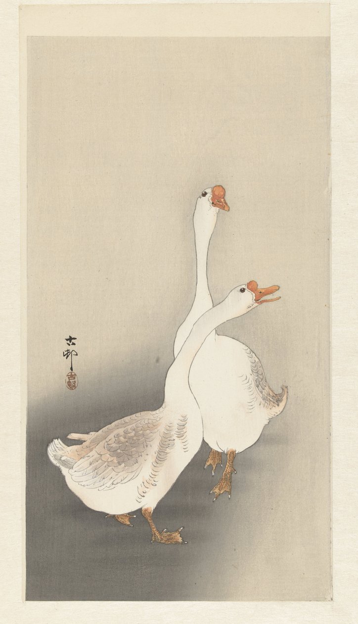 iki kaz by Ohara Koson