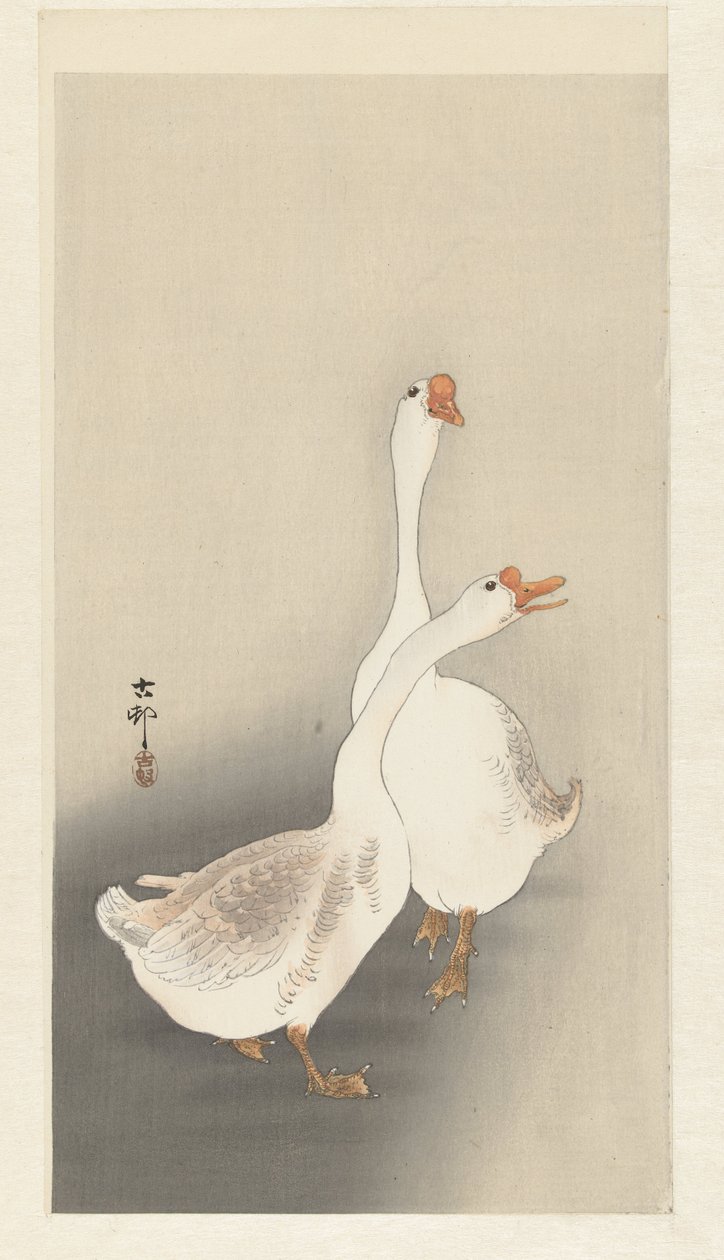 iki kaz by Ohara Koson