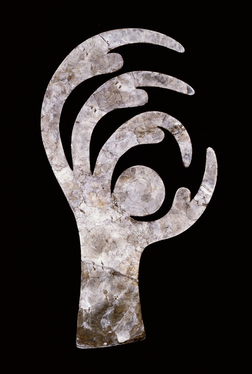 Kuş pençesi oyuğu, MÖ 200-MS 400 (mika) by Ohio Hopewell culture