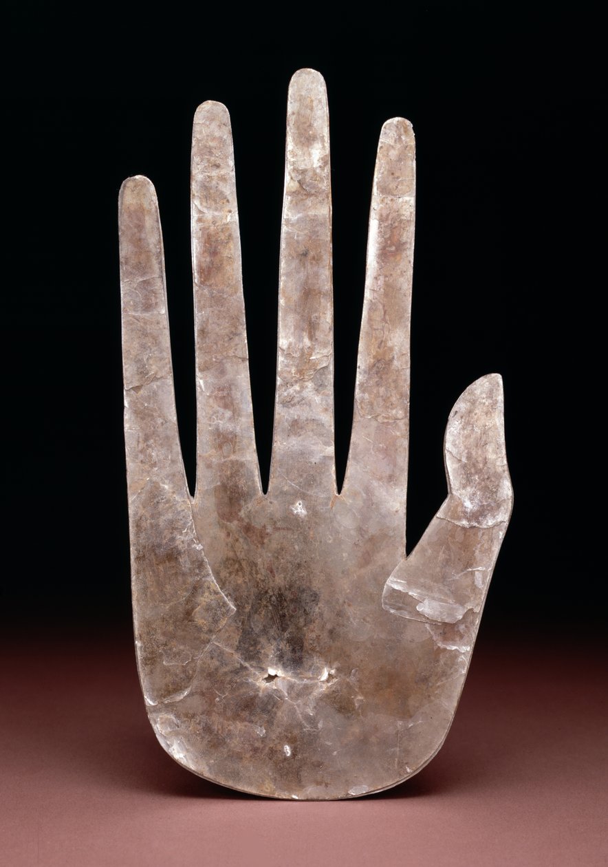 El şeklinde kesik, 200 BC-400 AD (mika) by Ohio Hopewell culture
