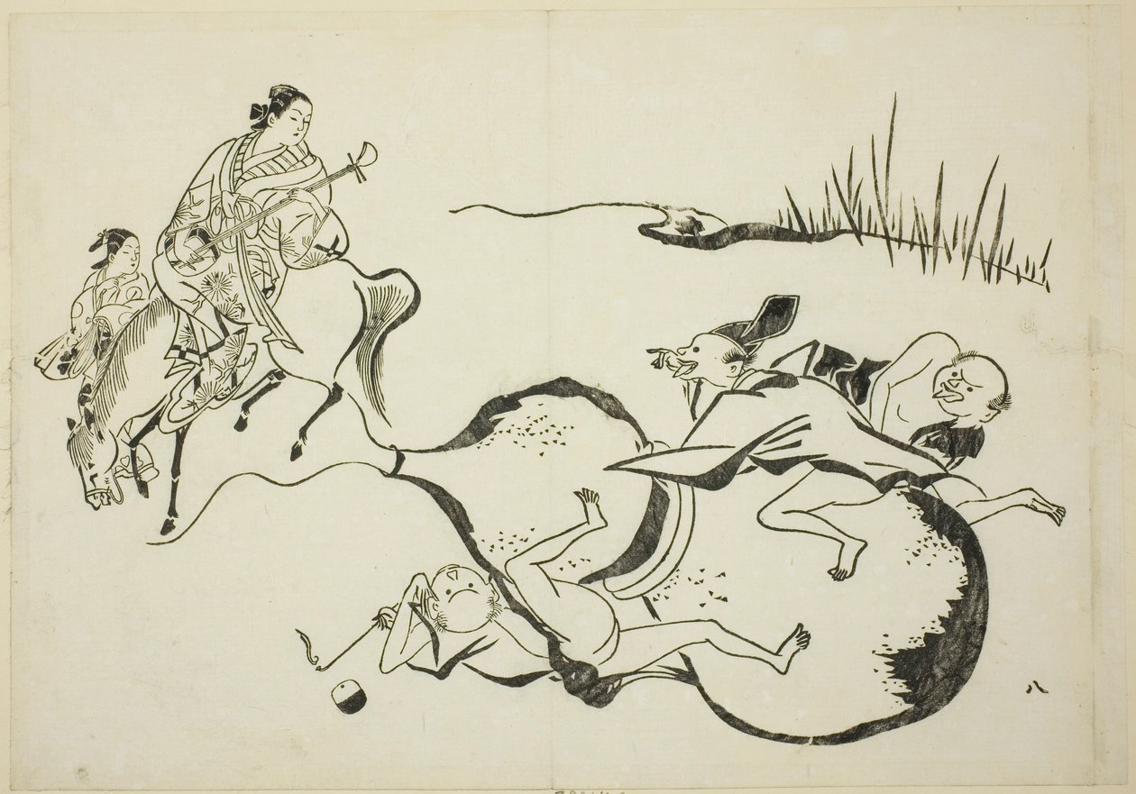 Hayali Adamlar Tarafından İmkansız Bir Başarı, hayır. 12 baskılık bir seriden 8 by Okumura Masanobu