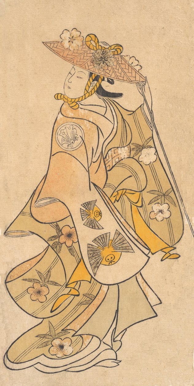 Bir Kadın Olarak Aktör Sanjo Kantaro 1697-1763, yaklaşık. 1730., yaklaşık 1730. by Okumura Toshinobu