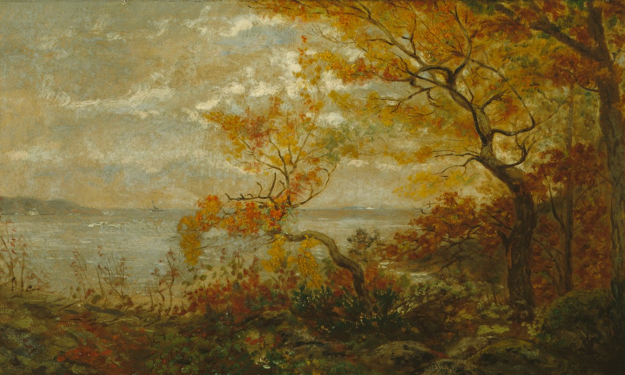 Sonbahar manzarası by Olaf Isaachsen