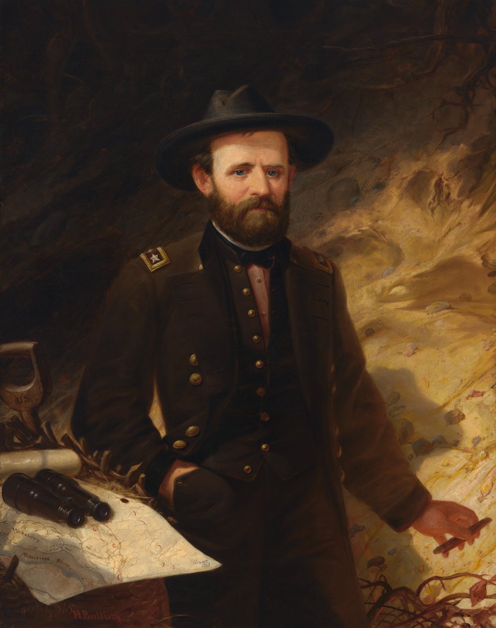Ulysses S. Grant, 1865. by Ole Peter Hansen Balling