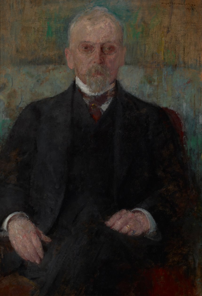 Henryk Sienkiewicz'in Portresi (1846-1916) by Olga Boznanska