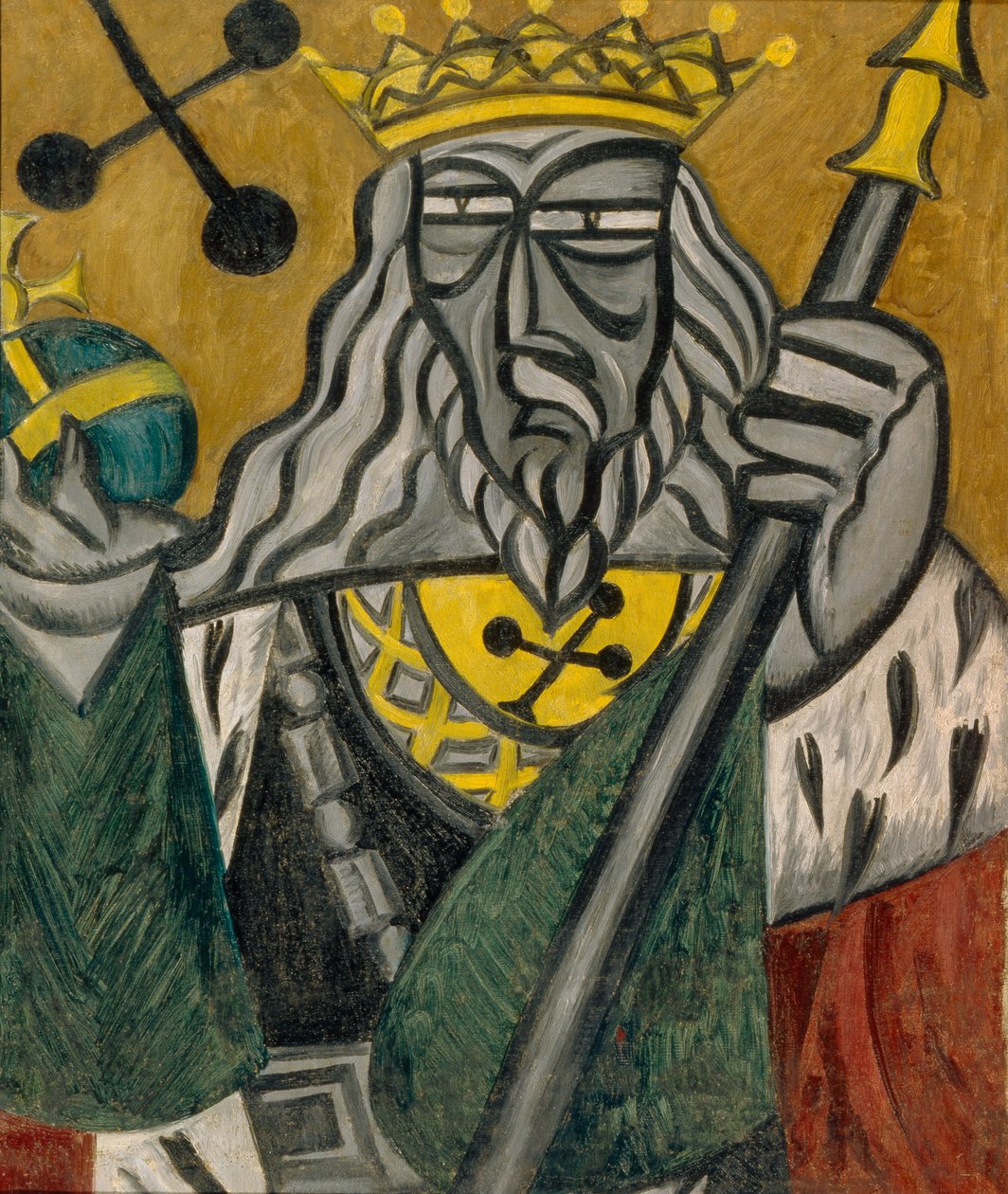 Kulüplerin kralı, 1915 by Olga Rozanova