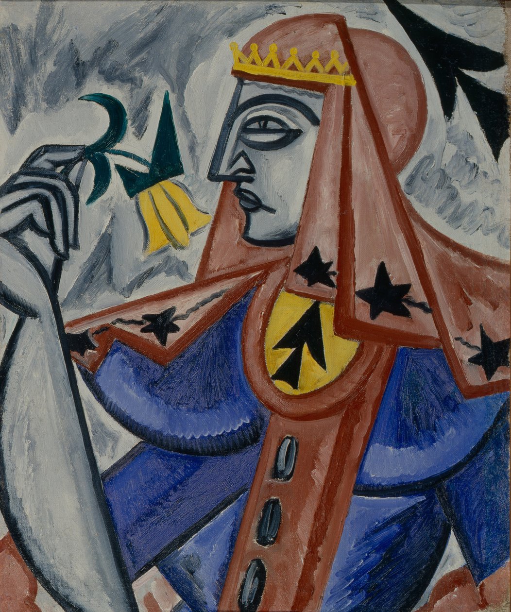 Maça Kızı, 1913-1914 by Olga Rozanova