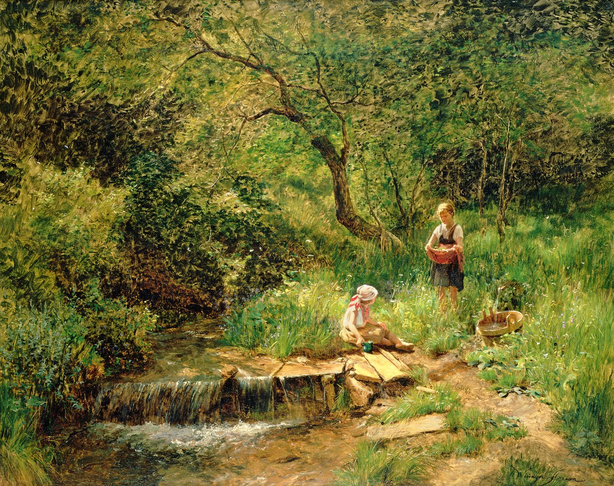 yeşillikler arasında by Olga Wisinger Florian