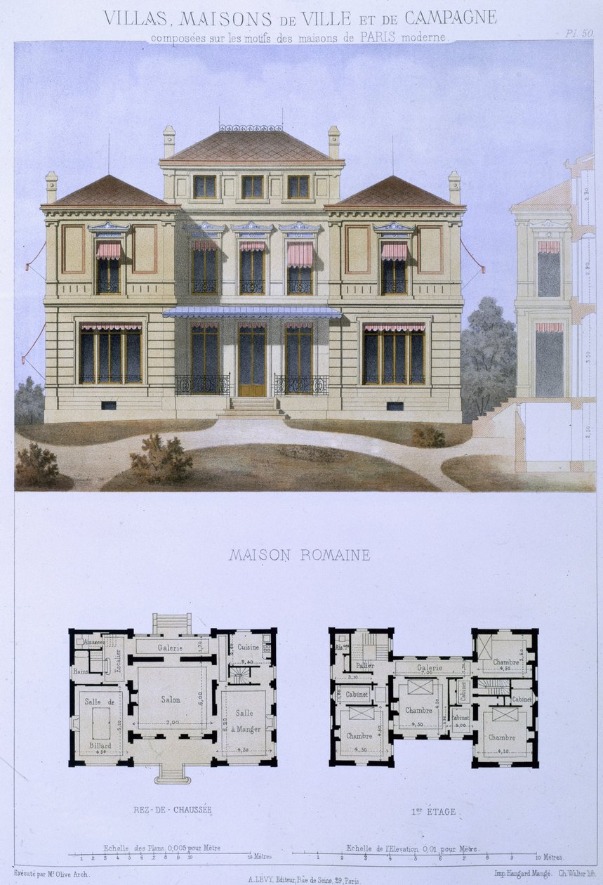 Walter tarafından kazınmış Roman Villa, 