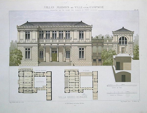 Walter tarafından kazınmış Villa Greco Romaine, 