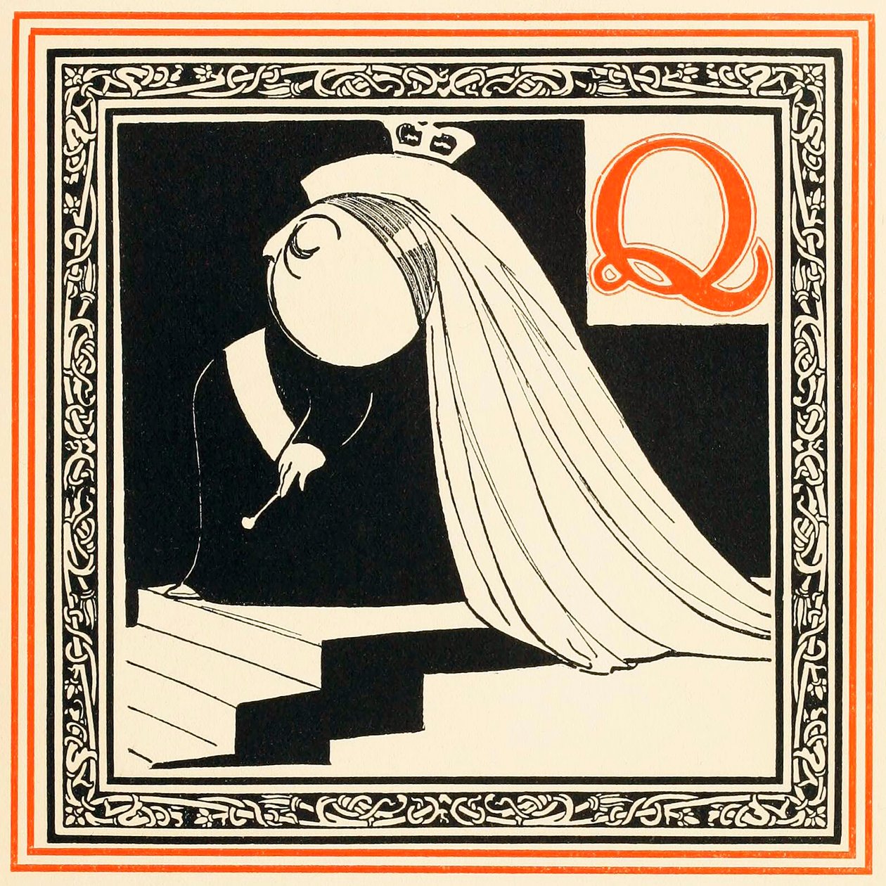 Q Kraliçedir, çok asil ve özgürdür, An Alphabet of Celebrities, pub