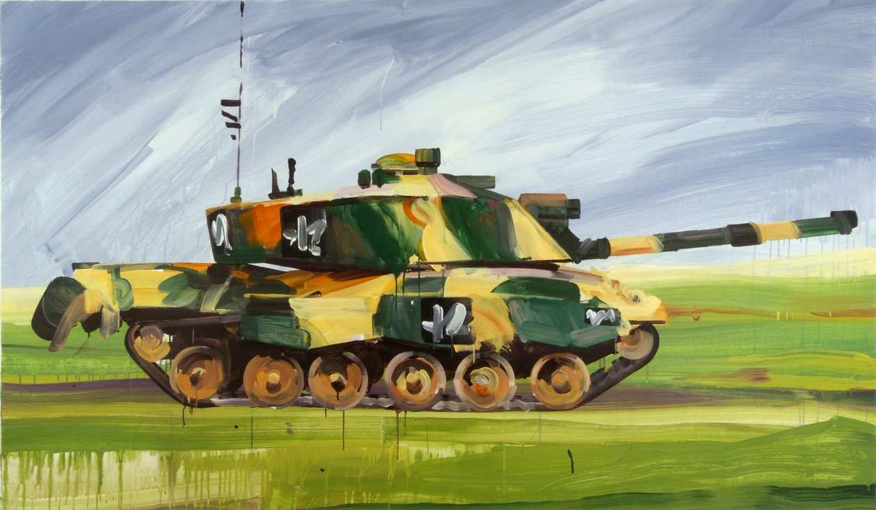 Char 1, 2015 (tuval üzerine akrilik) by Olivier Morel