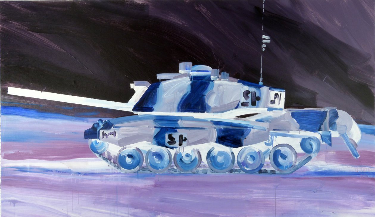 Char 2, 2015 (tuval üzerine akrilik) by Olivier Morel