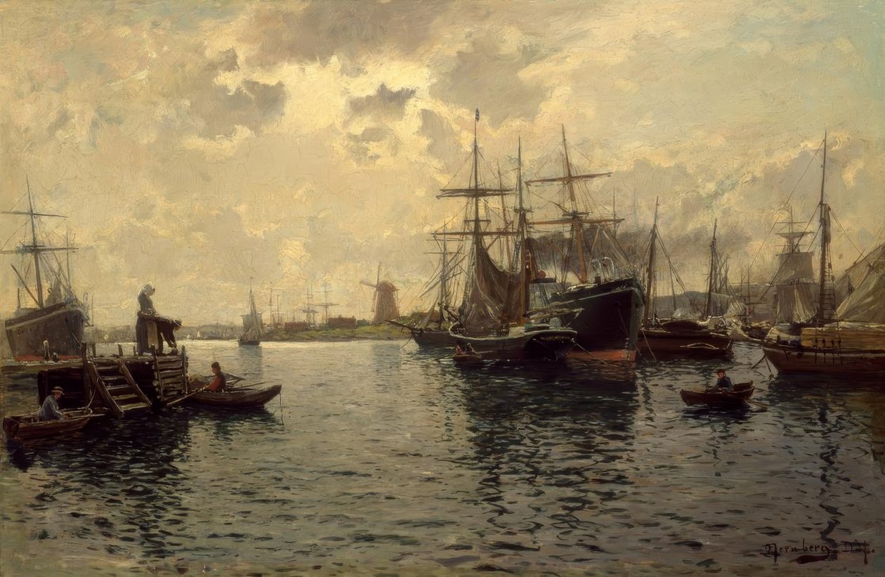 O. Jernberg, Hollanda limanı by Olof Jernberg