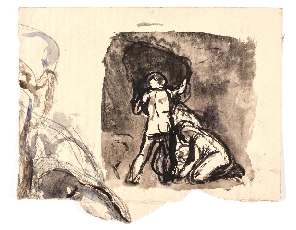 "Dædalus ve Ikaros" için çalışma by Oluf Hartmann