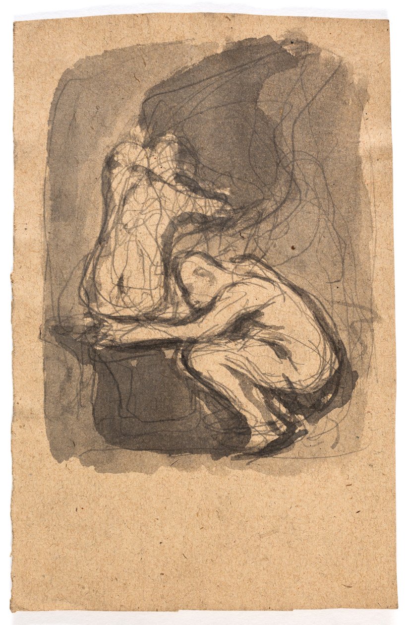 "Dædalus ve Ikaros" için çalışma by Oluf Hartmann
