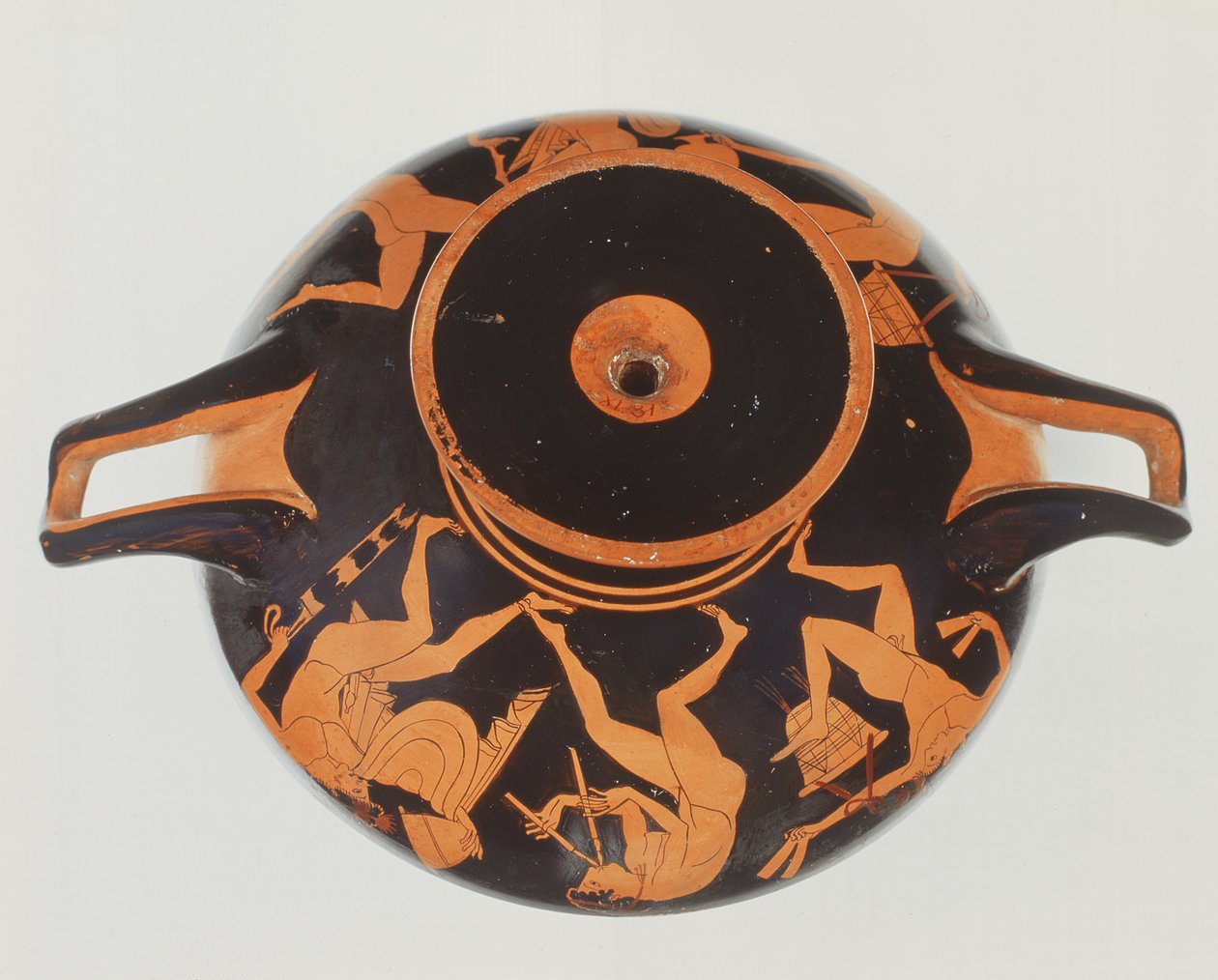 Attic Kırmızı figürlü kylix, MÖ 500-450 (seramik) by Onesimos Painter