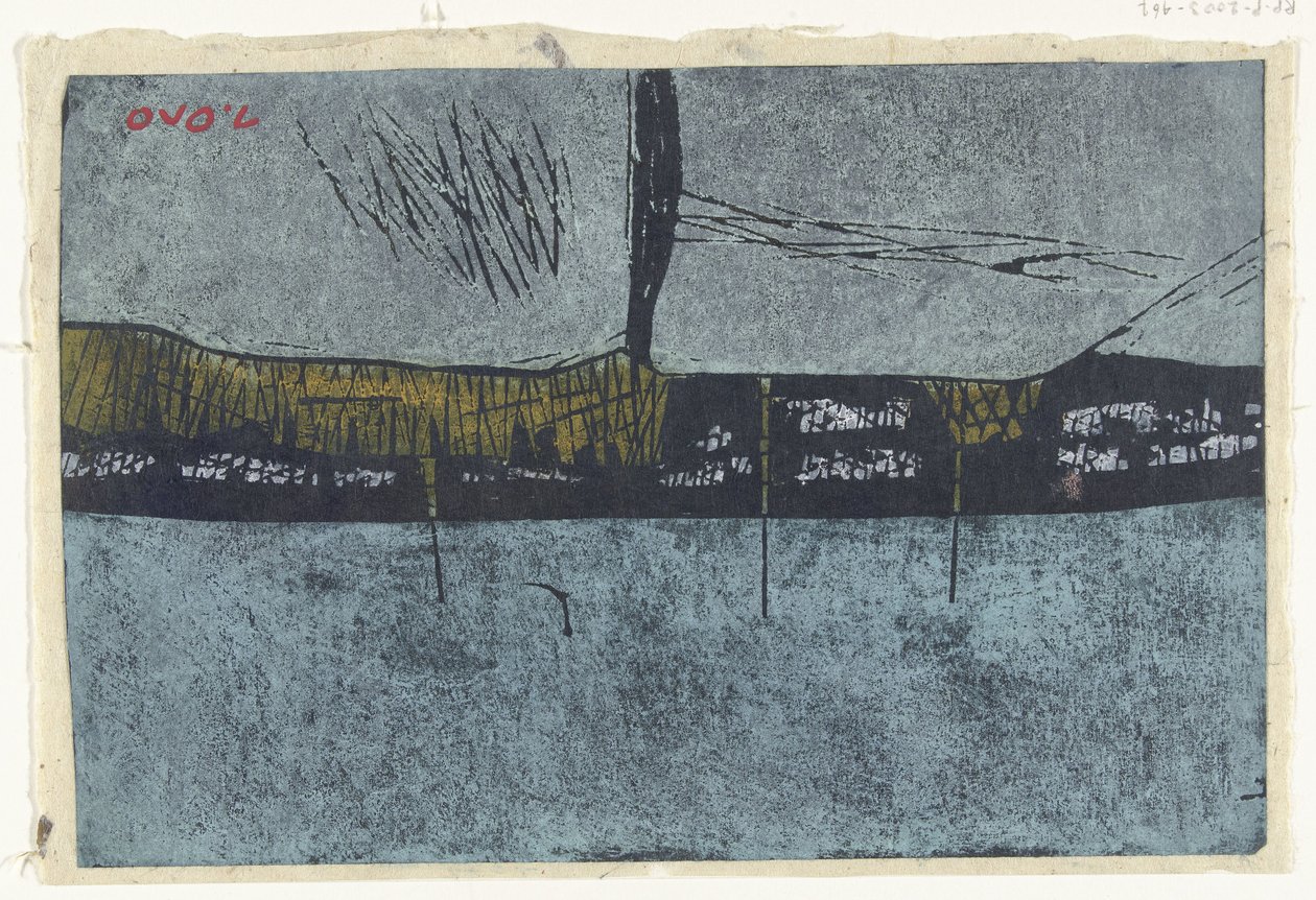 Kuzey Kita Denizi no umi (nesnedeki başlık) by Ono Tadashige (signed by artist)