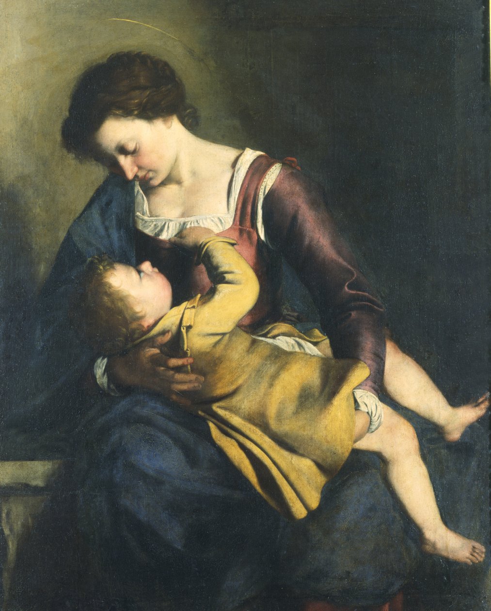 madonna ve çocuk by Orazio Gentileschi