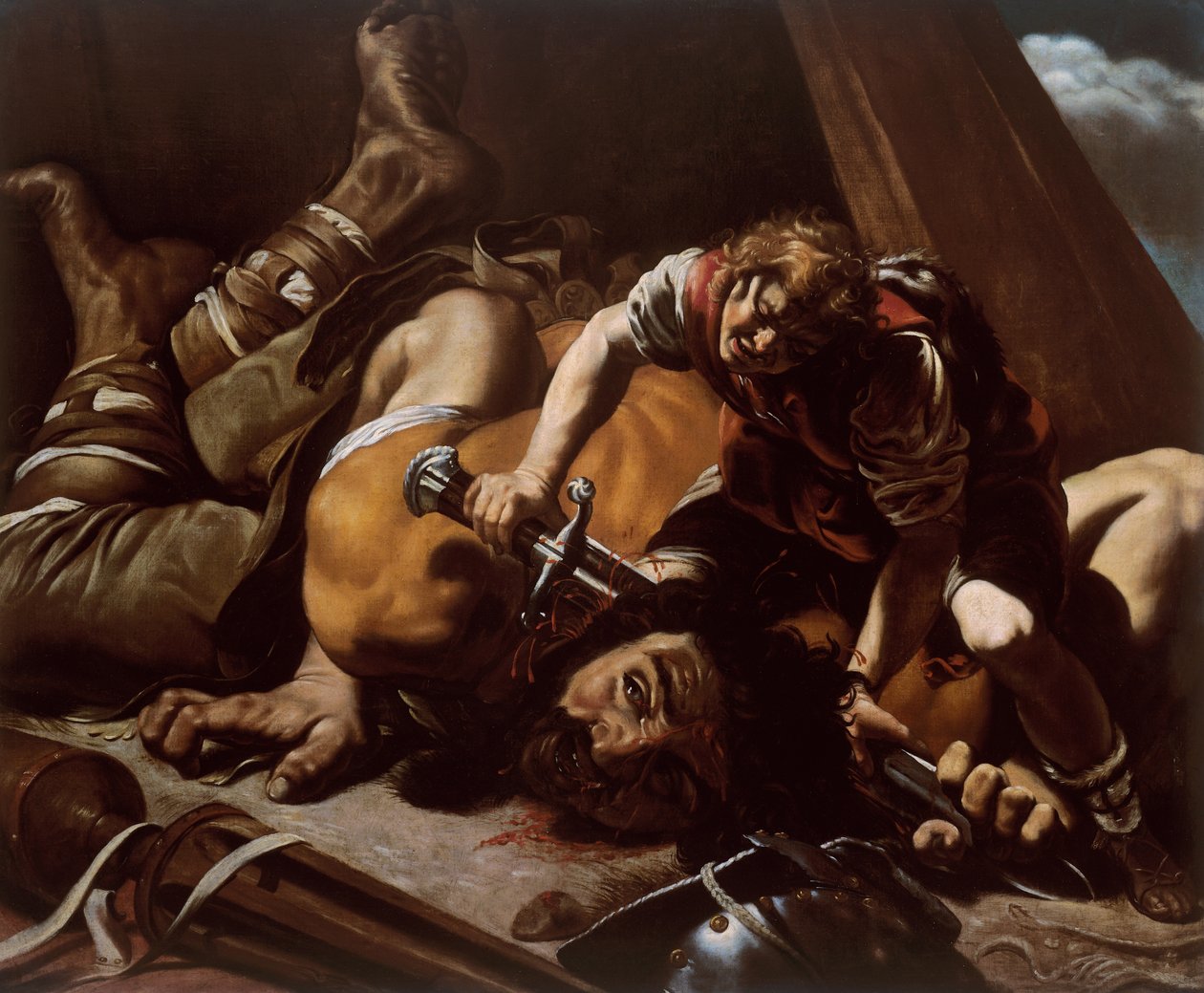 David ve Goliath by Orazio Borgianni