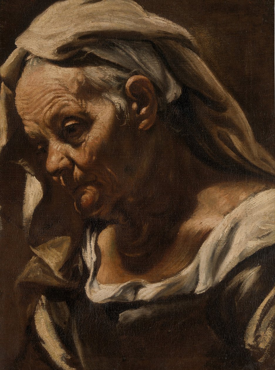 Yaşlı Bir Kadının Başı, 1610