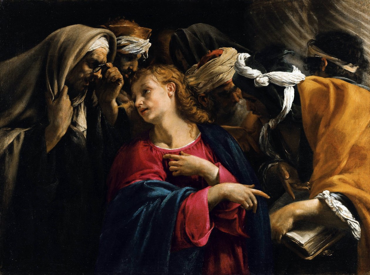 Doktorlar Arasında İsa - Doktorlar Arasında İsa, Borgianni, Orazio by Orazio Borgianni