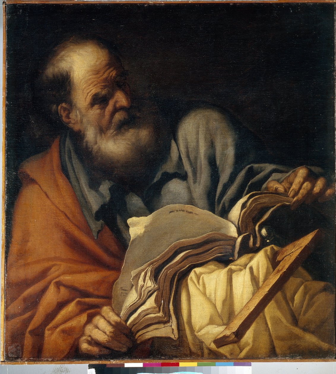 Aziz Thomas, havari. (Aziz Thomas Havari). Orazio Borgianni (1578-1616), tuval üzerine yağlı boya, İtalyan sanatı (Roma) by Orazio Borgianni