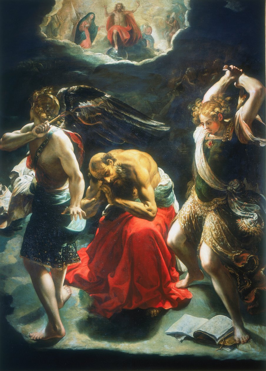 Aziz Jeromes Rüyası, c1600 by Orazio Borgianni