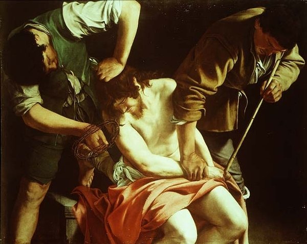 Dikenlerle taçlandırma by Orazio Gentileschi