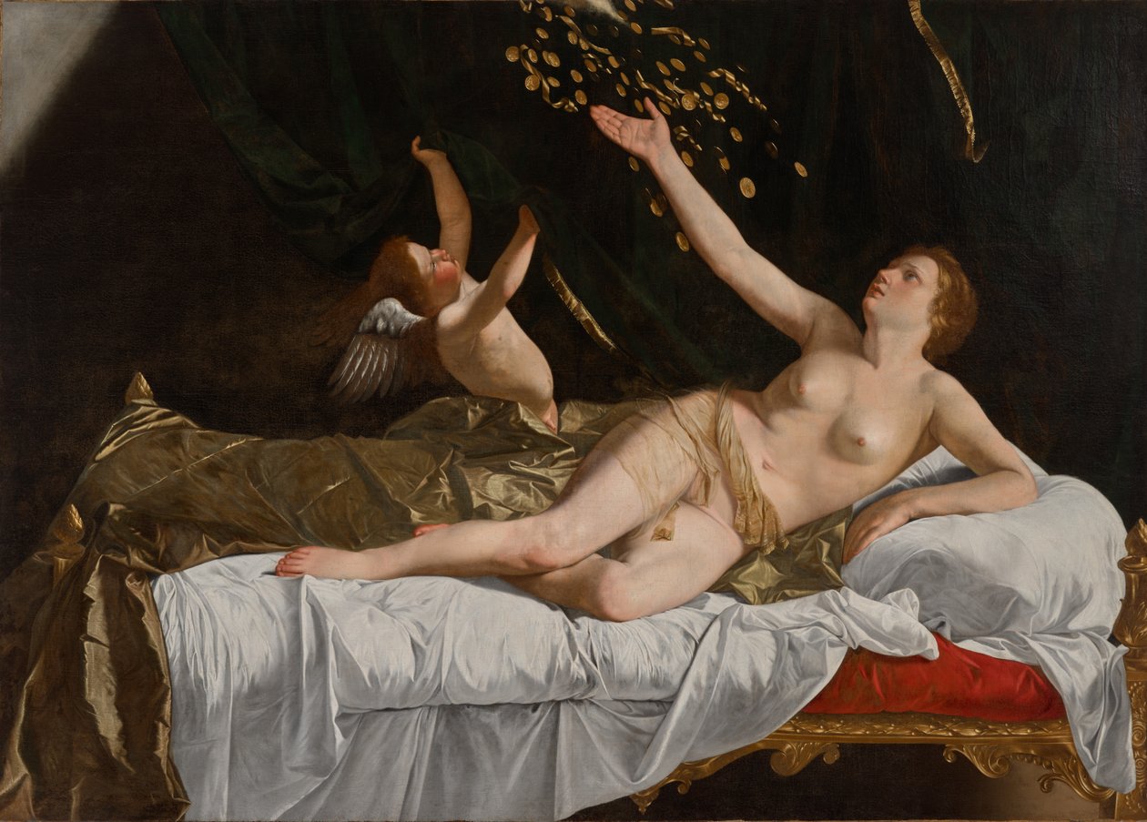 Danae by Orazio Gentileschi