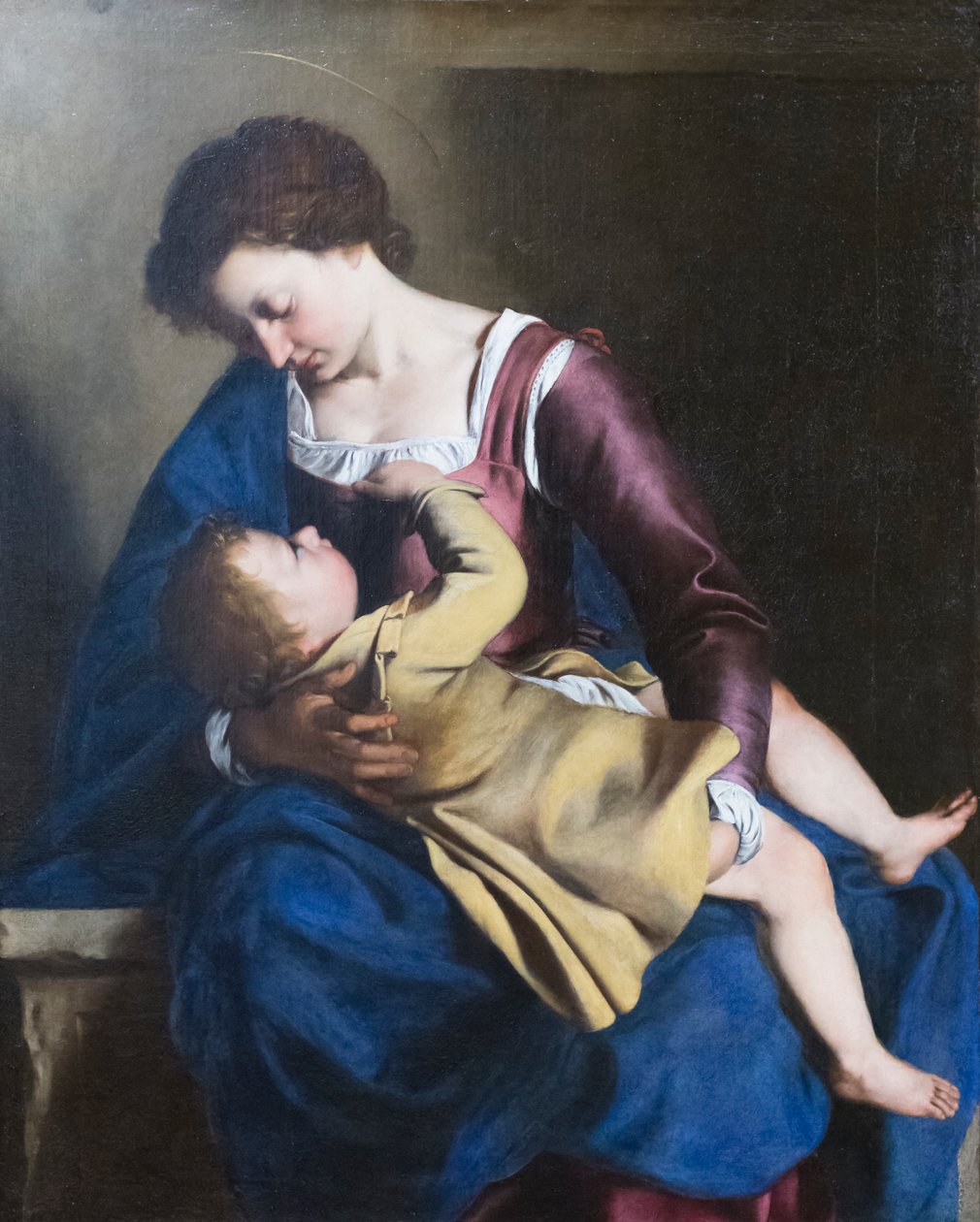 Meryem ve çocuk by Orazio Gentileschi