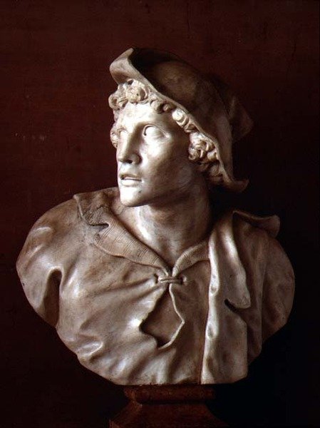 Bravo: Şapkalı Çocuk, c.1710 (mermer) by Orazio Marinali