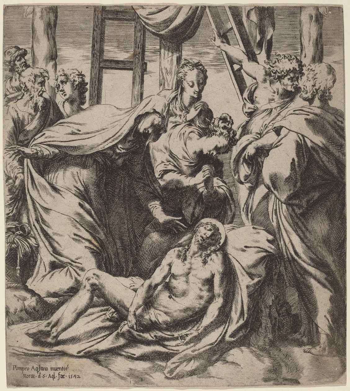 Haçtan İniş by Orazio de Santis after Pompeo Cesura
