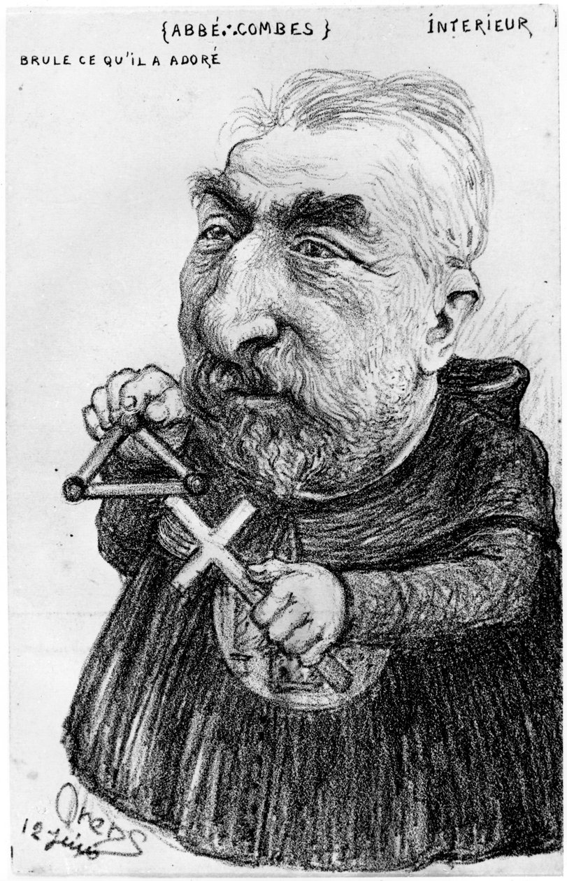 Emile Combes, Fransız politikacı, 20. yüzyıl. by Orens Denizard