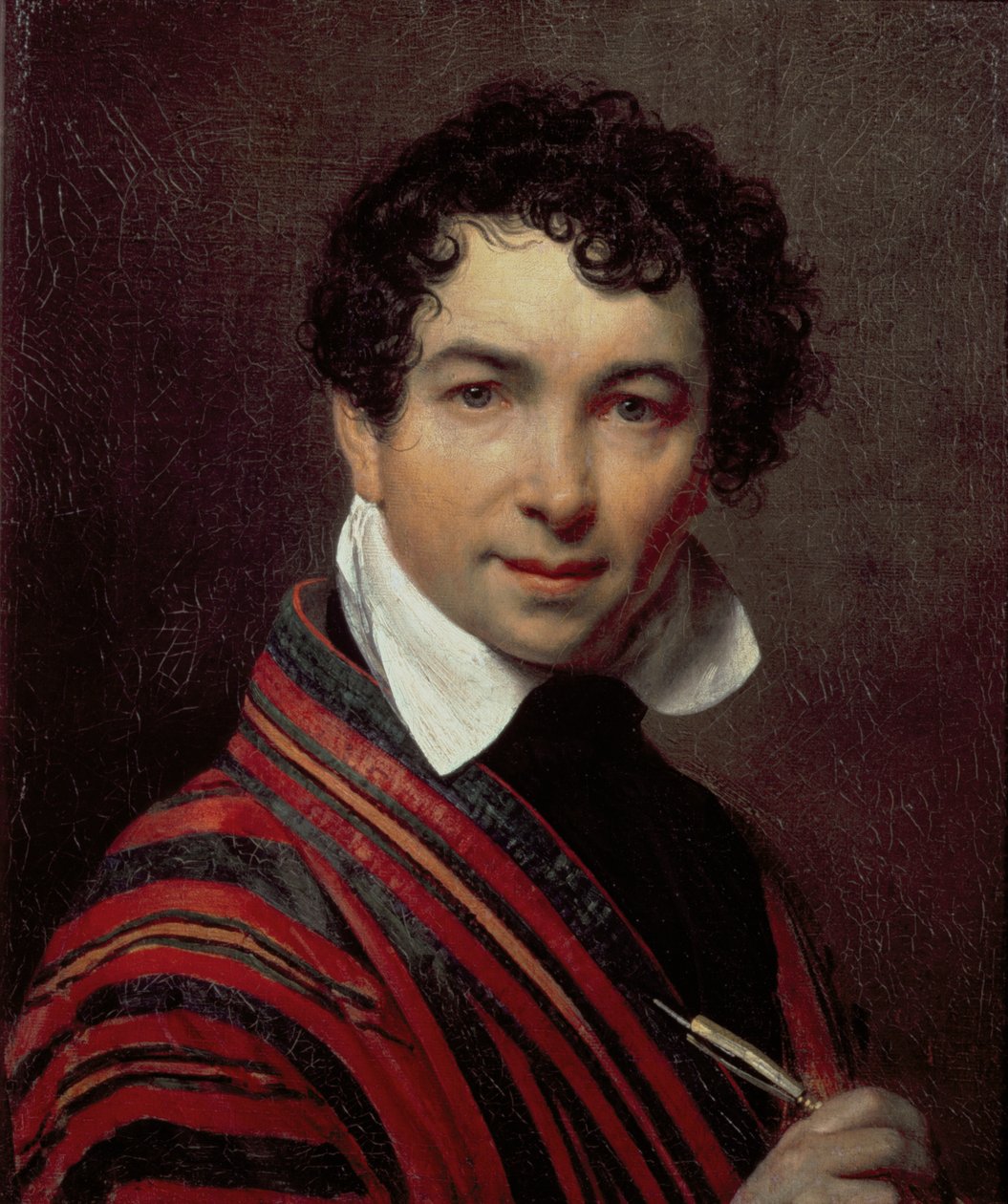 Otoportre, 1828 by Orest Adamovich Kiprensky