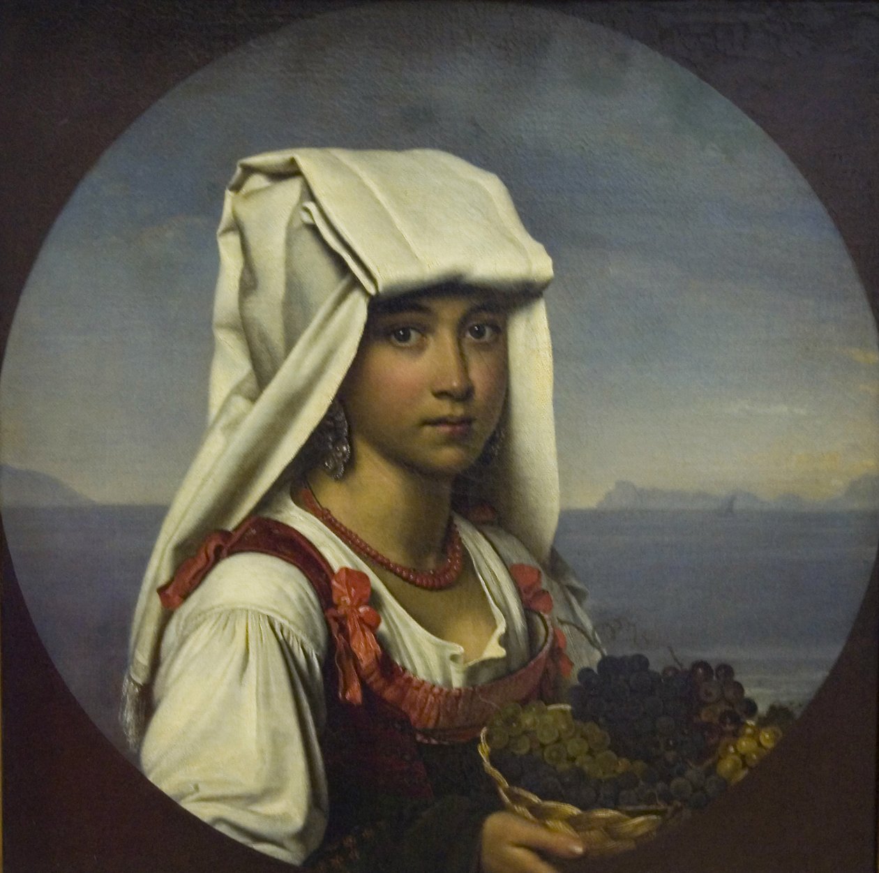 Meyveli Napoliten Kız, 1831 by Orest Adamovich Kiprensky
