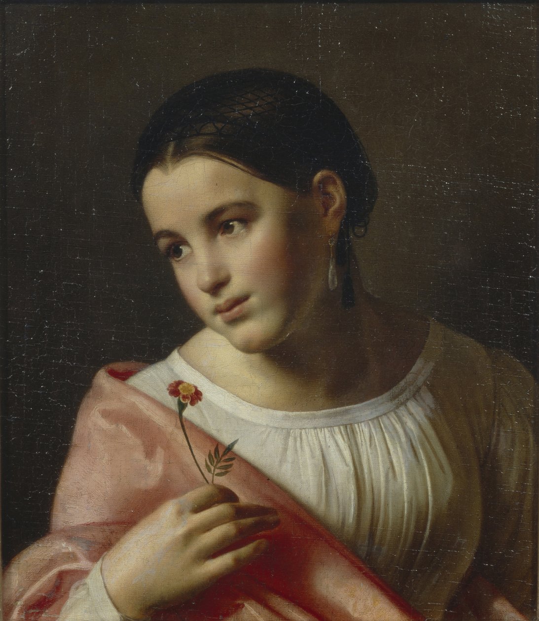 Zavallı Liza, 1827 by Orest Adamovich Kiprensky