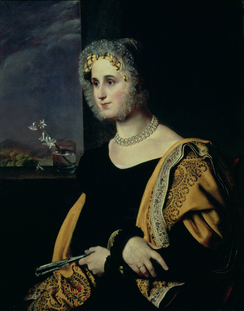 Ekaterina Avdulina'nın portresi, nee Yakovleva (1788-1832) 1822-23 by Orest Adamovich Kiprensky