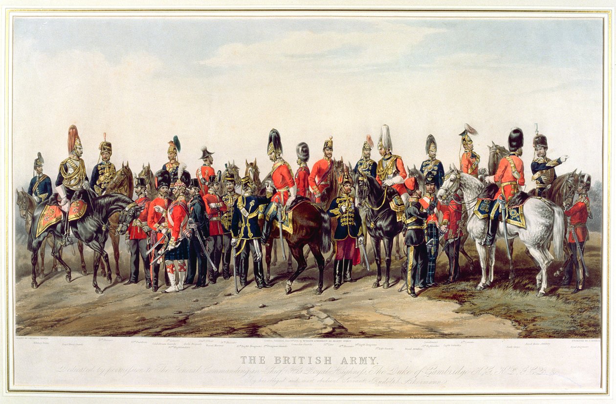 J. Morris tarafından kazınmış İngiliz Ordusu Üniformaları, 1859 by Orlando Norie