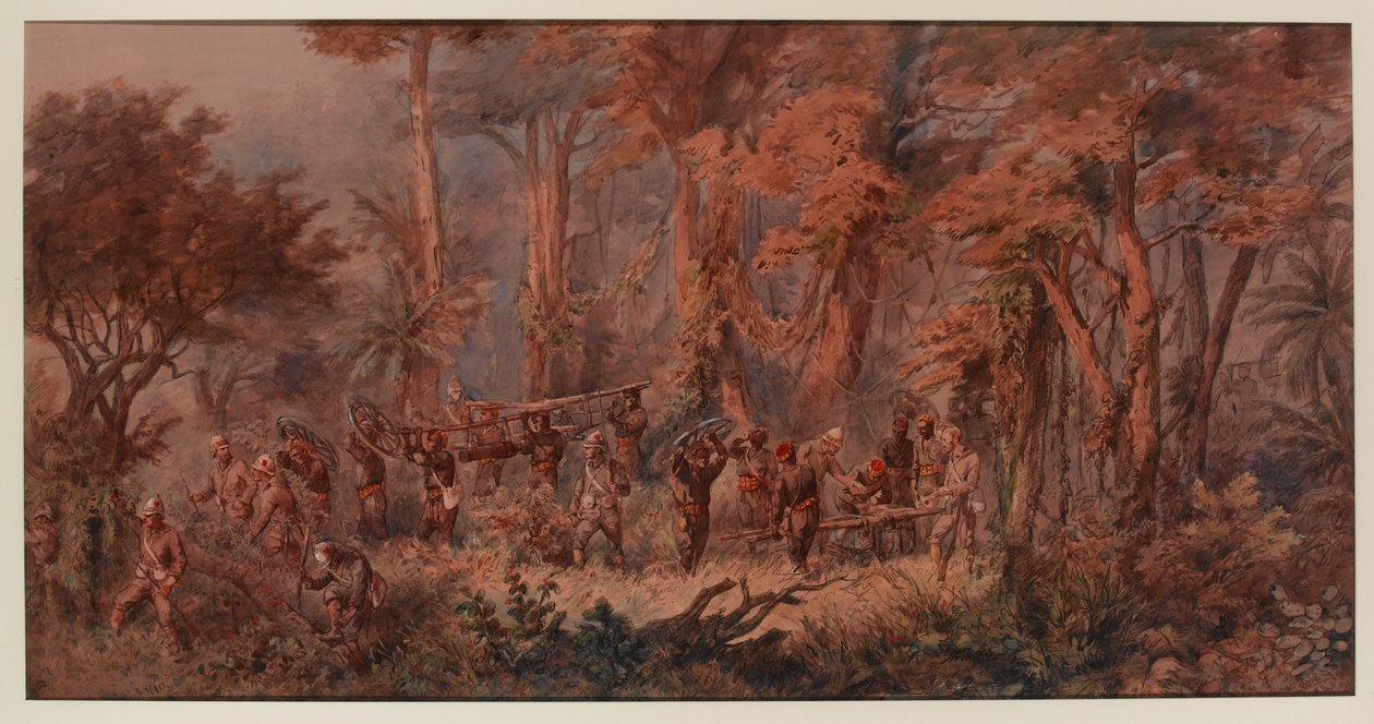 ?Deniz Tugayının Mansuh'a Yürüyüşü?, 1873 by Orlando Norie