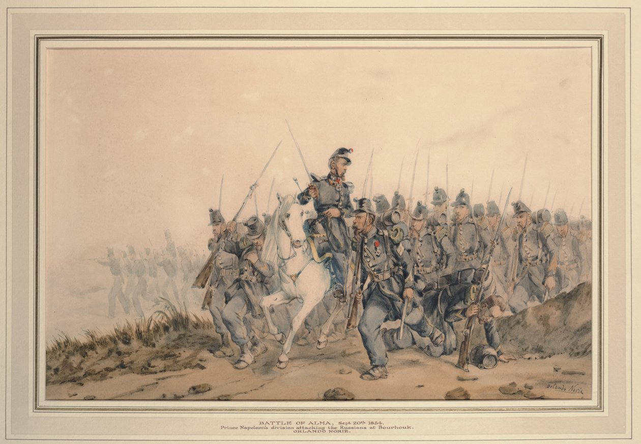 Alma Muharebesi 20 Eylül 1854, 1854 by Orlando Norie