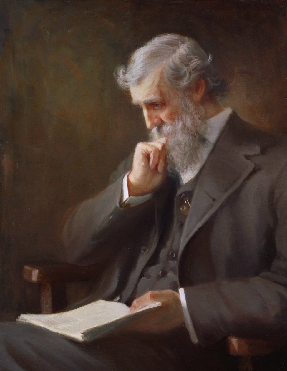 John Muir (1838-1914), c.1917 (tuval üzerine yağlıboya) by Orlando Rouland