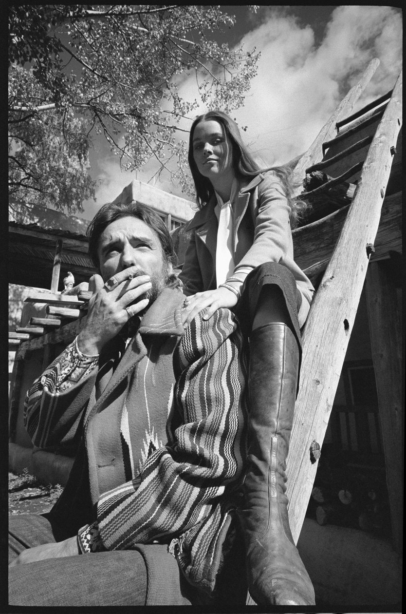 Dennis Hopper ve eşi Michelle Phillips New Mexico
