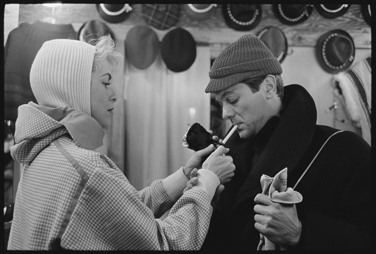 Janet Leigh ve Tony Curtis, Kış Olimpiyatları, Squaw Valley, California