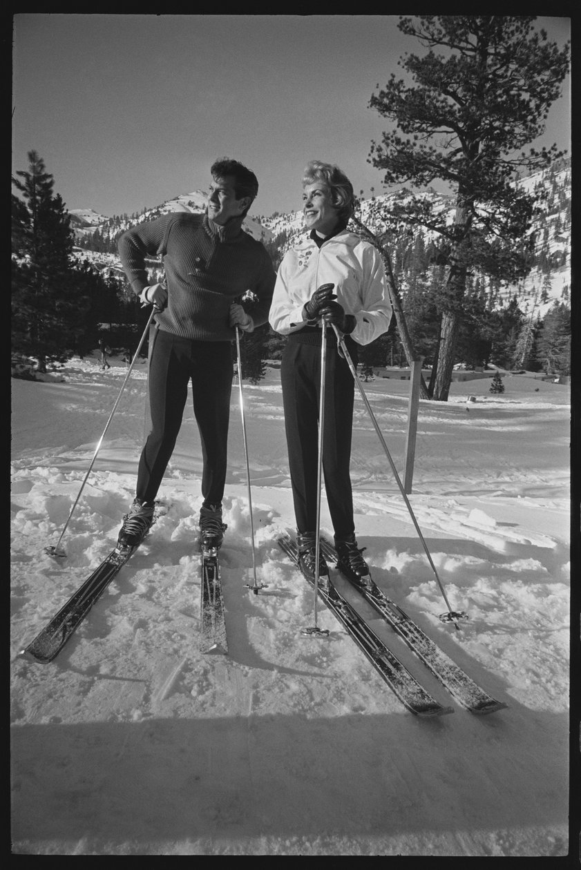 Janet Leigh ve Tony Curtis, Kış Olimpiyatları, Squaw Valley, California