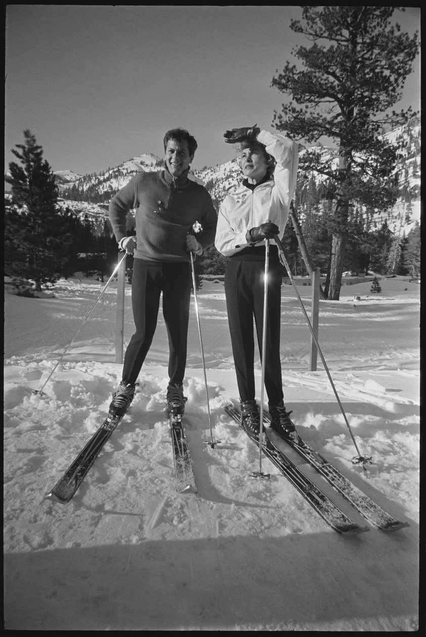 Janet Leigh ve Tony Curtis, Kış Olimpiyatları, Squaw Valley, California