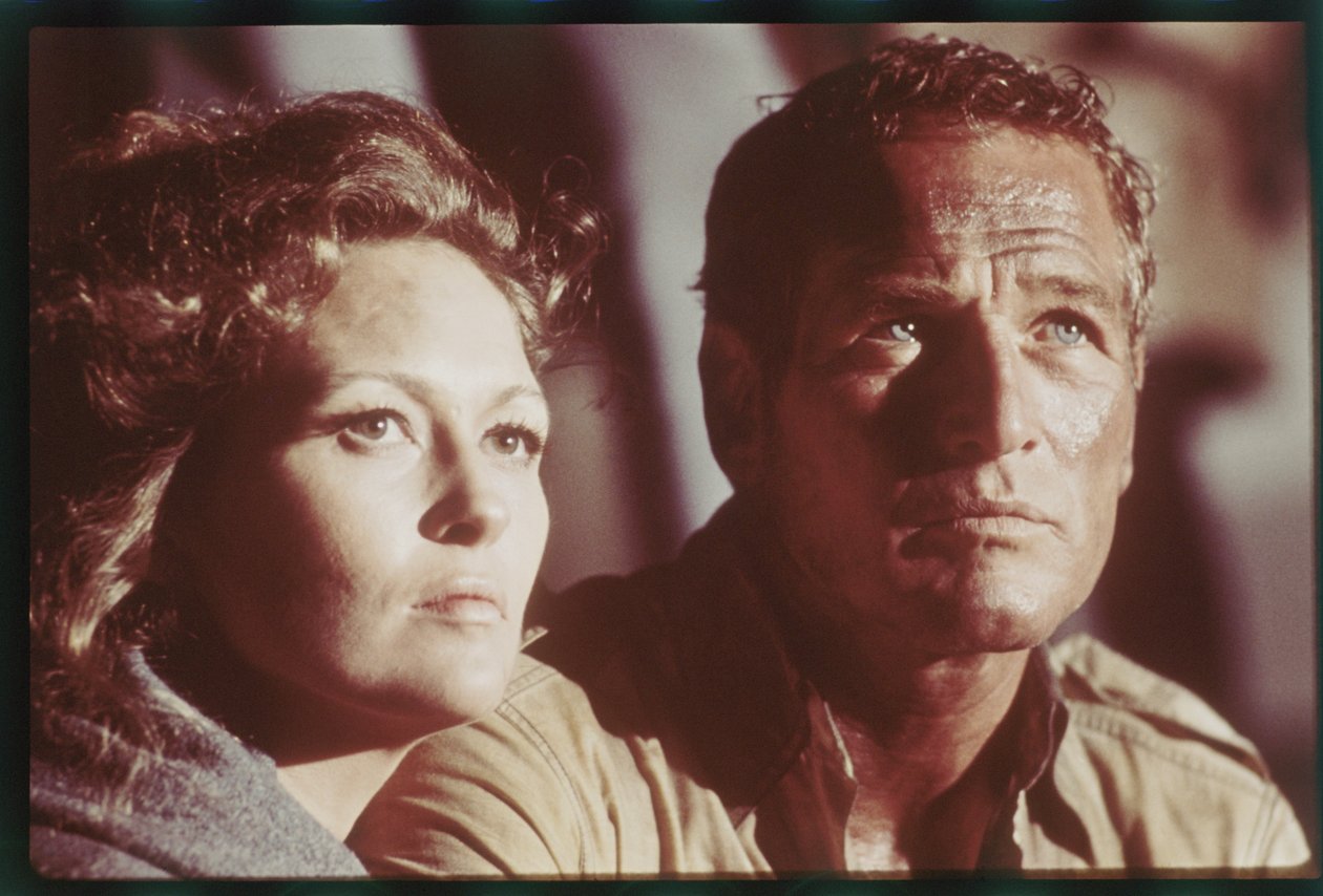 Paul Newman ve Faye Dunaway 