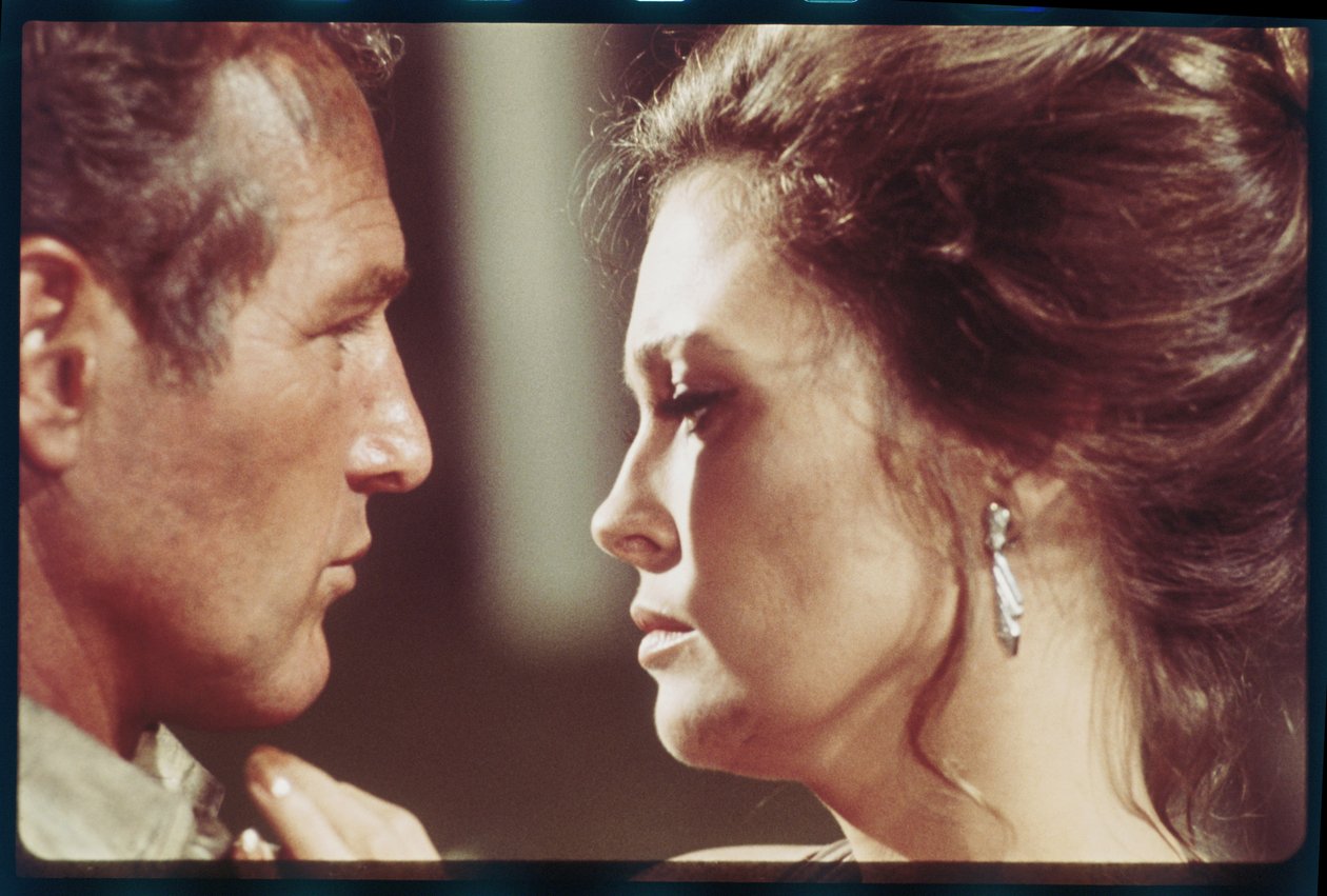 Paul Newman ve Faye Dunaway 